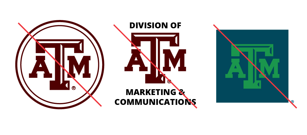 Examples of custom A&amp;M logos